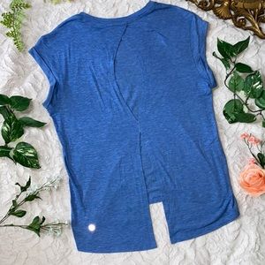 Lululemon Blue Short Sleeve Shirt